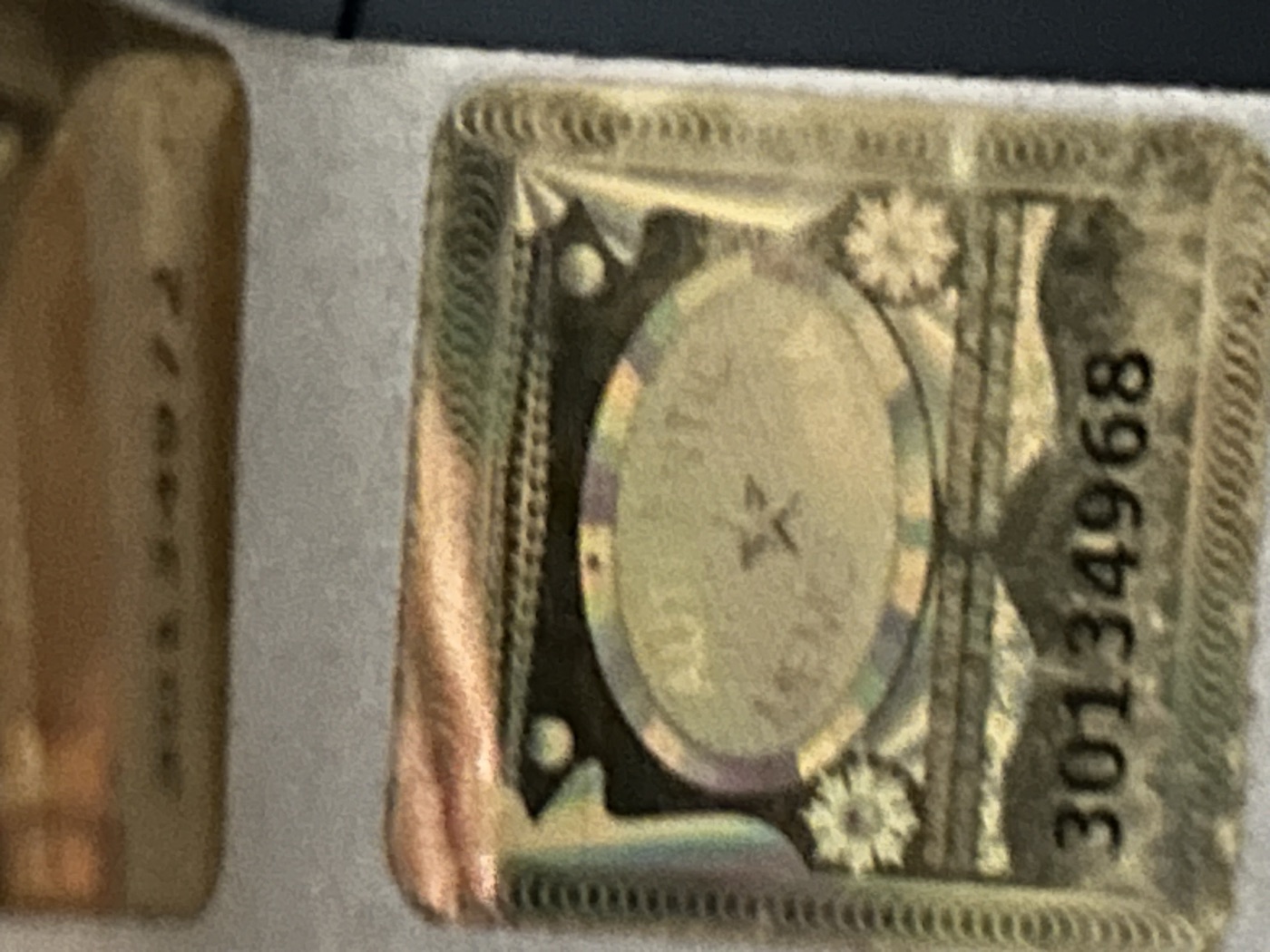 Sir Worthy authentication label